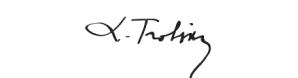 امضا لئون تروتسکی